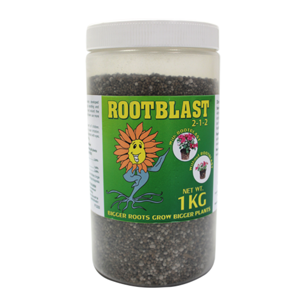 Root blast for plants